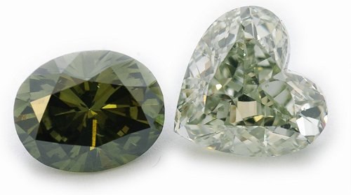 绿钻石的成因以及绿钻的颜色分级