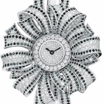 香奈儿 Chanel奢华黑白双色珠宝腕表(图)