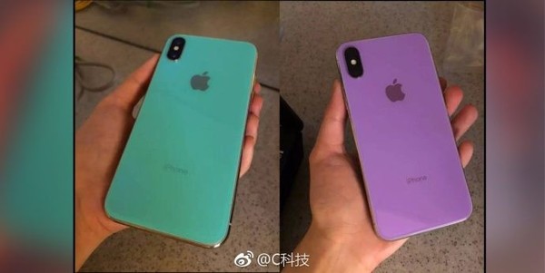 苹果新iPhone工程机曝光 紫绿配色辣眼